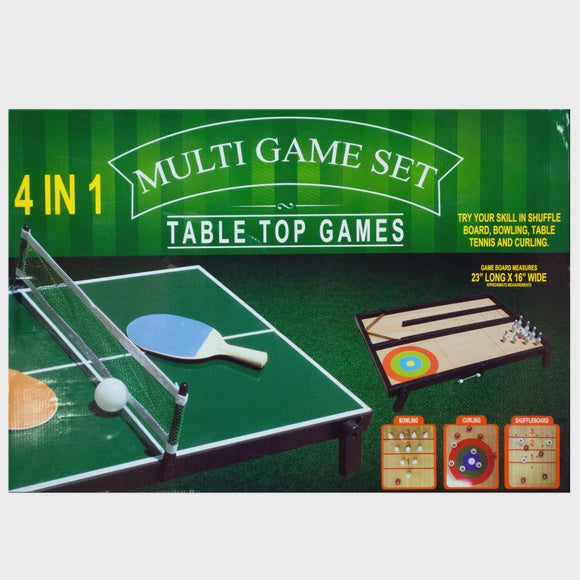 4 in 1 Tabletop Multi-Game Set Kole Imports