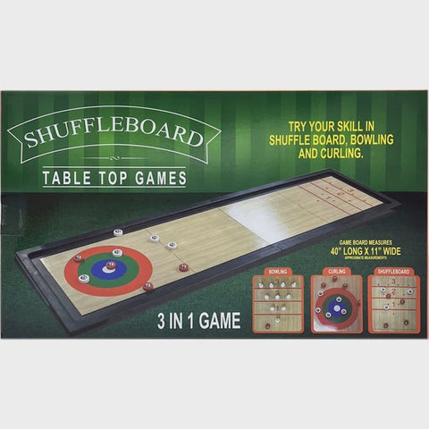 3 In 1 Shuffleboard Table Top Game