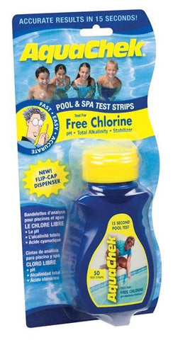 CHLORINE TEST STRIPS YELLOW